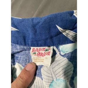Mens XL barefoot in paradise shirt